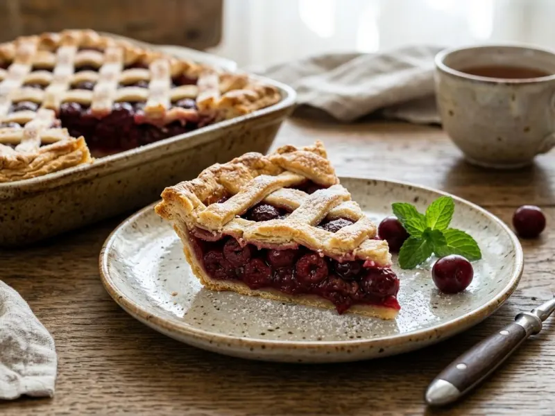 Meggyes pite omlós tésztából