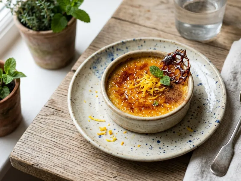 Crema Catalana citrusos aromával