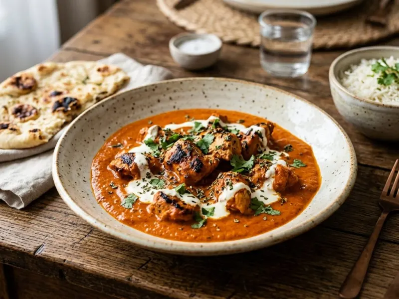 Vajas csirke (Murgh Makhani)