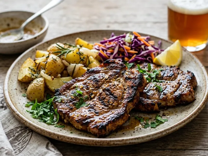 Mustáros-sörös grill tarja